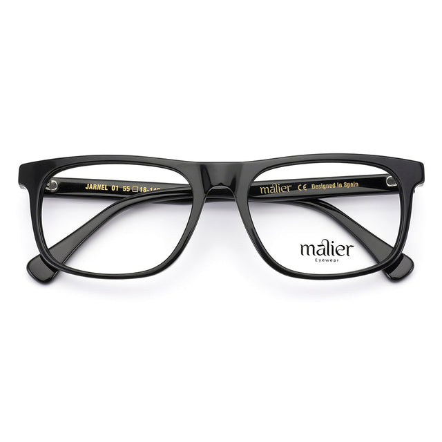Proveedor óptico de monturas y gafas de sol , Mundogafas , JARNEL , Negro 55-18-145 , Graduado ,