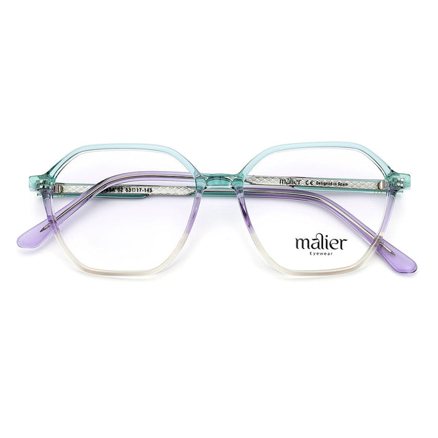 Proveedor óptico de monturas y gafas de sol , Mundogafas , LIRSA , Verde Lila 53-17-145 , Graduado ,