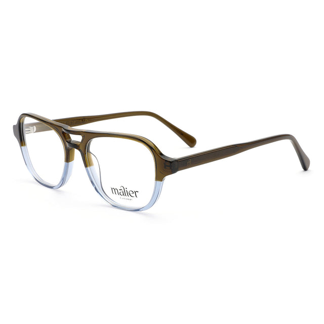 Proveedor óptico de monturas y gafas de sol , Mundogafas , ULANO , Marron Azul 50-20-145 , Graduado ,