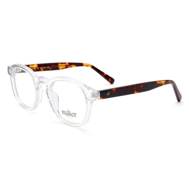 Proveedor óptico de monturas y gafas de sol , Mundogafas , BRANOR , Translucido Habana 48-23-145 , Graduado ,