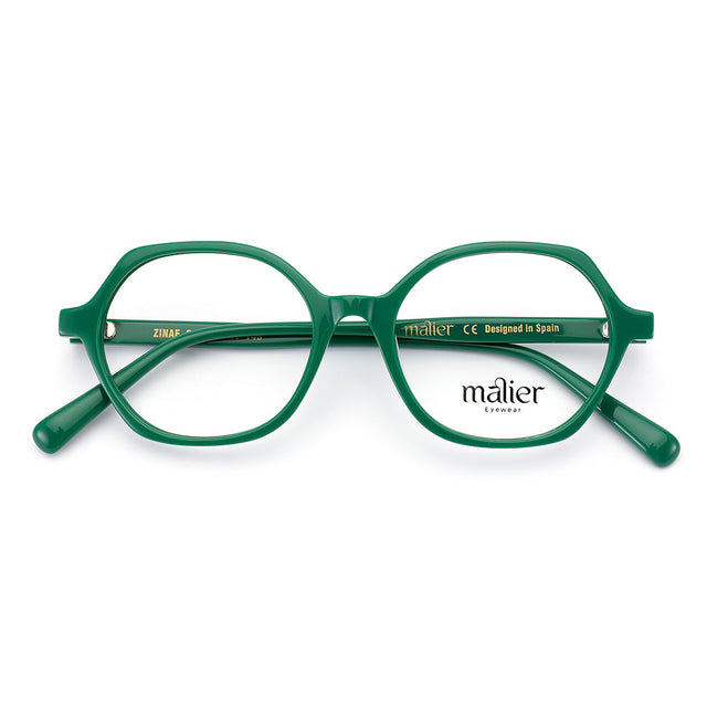 Proveedor óptico de monturas y gafas de sol , Mundogafas , ZINAE , Verde 51-17-145 , Graduado ,