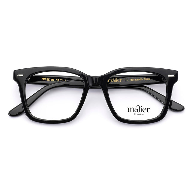 Proveedor óptico de monturas y gafas de sol , Mundogafas , ZUREK , Negro 51-18-145 , Graduado ,
