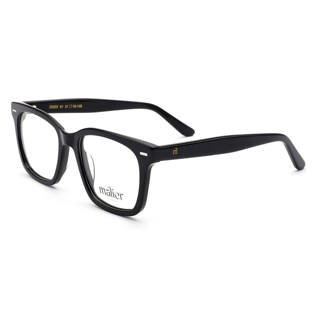 Proveedor óptico de monturas y gafas de sol , Mundogafas , ZUREK , Negro 51-18-145 , Graduado ,